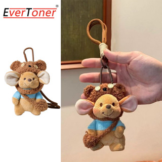 EverToner หมีสีน้ำตาลการ์ตูน ตุ๊กตาฟลัช สำหรับแขวนและตกแต่งก…