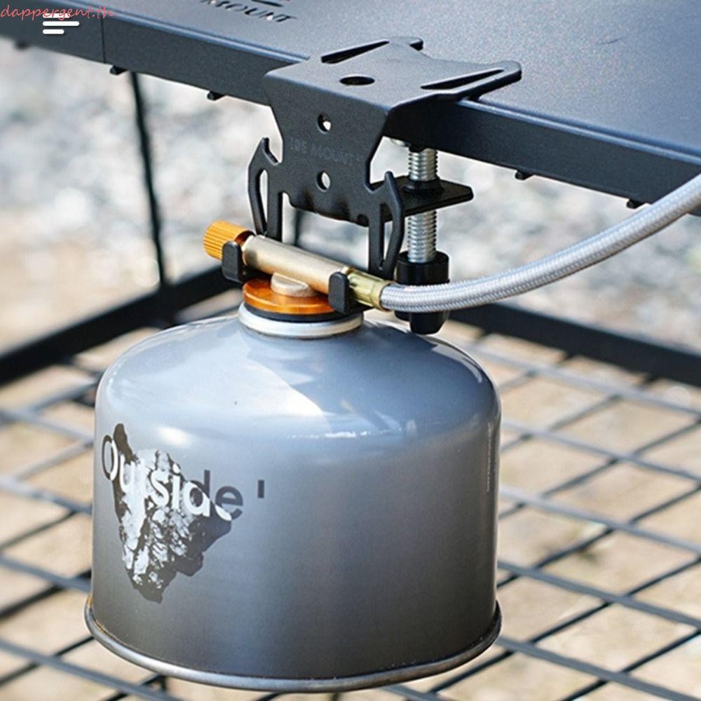 DAPPERGENT ตะขอแขวนถังเตา, ออแกไนเซอร์โต๊ะ 1-25 มม. ถังแก๊สตะขอแขวน, คลิป Heavy-Duty โลหะแบบพกพาชั้นเก็บบิวเทนการใช้แก๊สถังแขวน Picnic