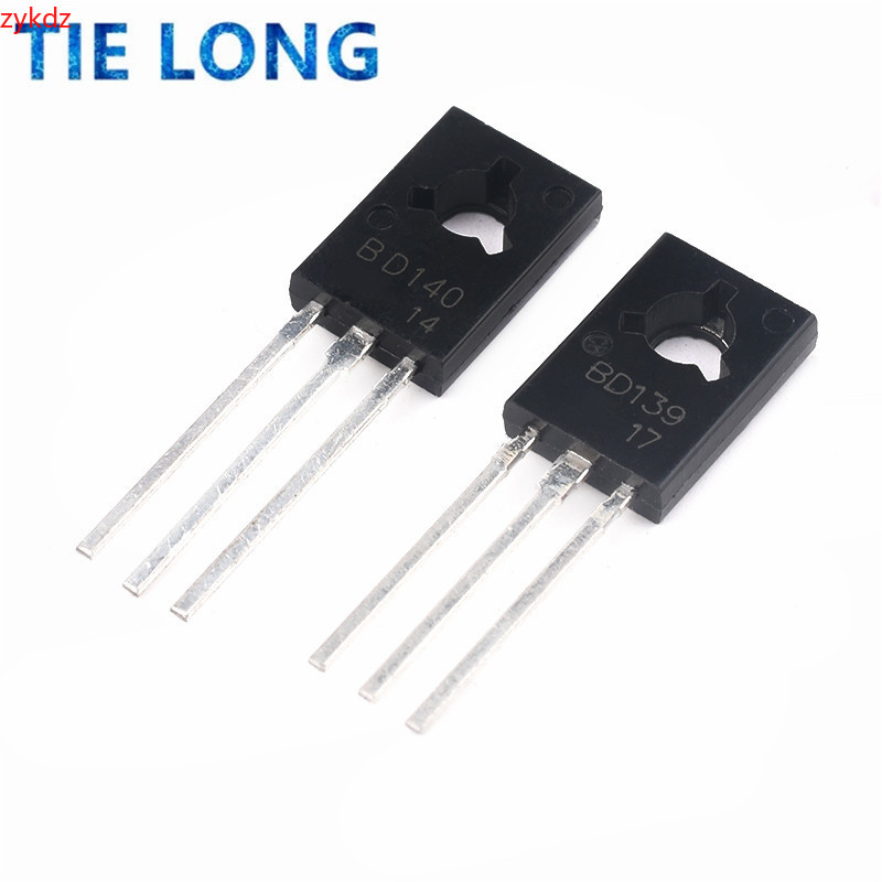 20PCS BD139 BD140 ( 10PCS BD139 + 10PCS BD140 ) TO126 TO-126 ใหม่แรงดันไฟฟ้า IC