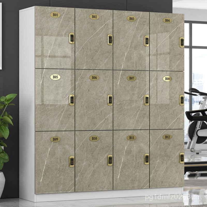 Locker Hairdressing Shop Staff ร้านตัดผม Locker Yoga Hall ไม้ยิม Locker ตู้เก็บของ OT0E