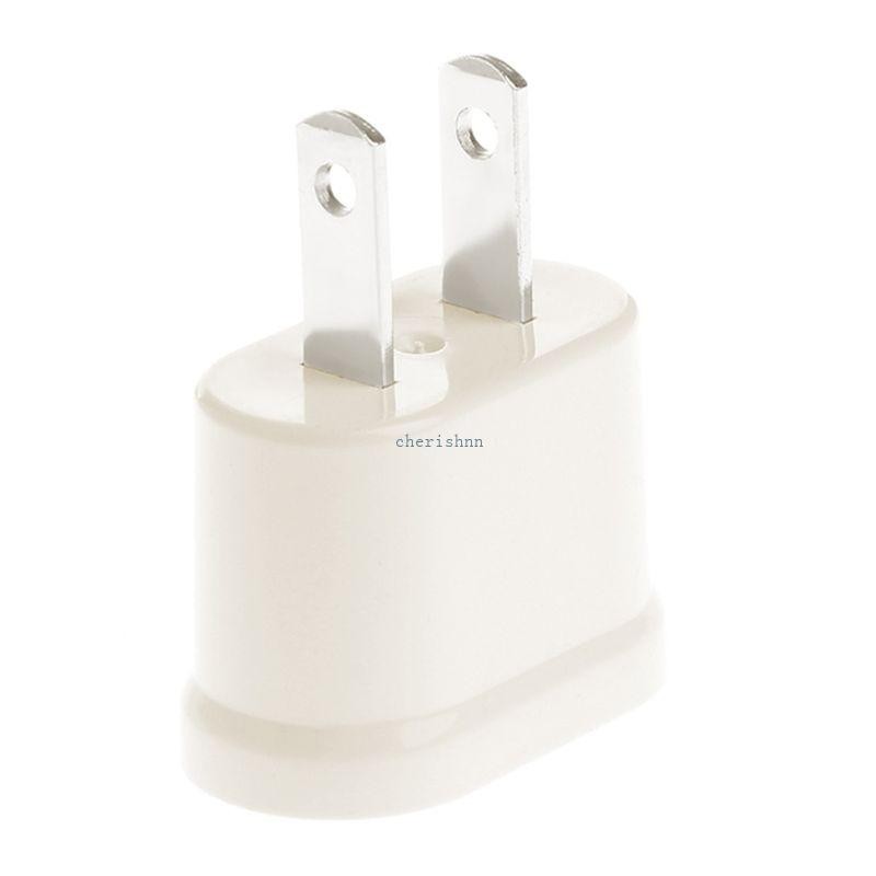 CH* EU To US Plug Adapter AC Converter American EU Europe Travel Power Adapter