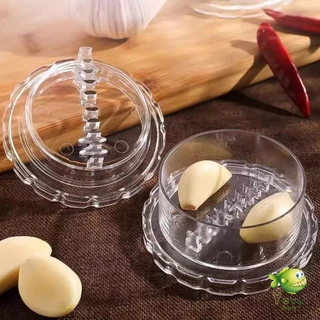 YOYO เครื่องบดกระเทียม กดหมุนบดสับเครื่องใช้ในบ้านครัว garlic press
