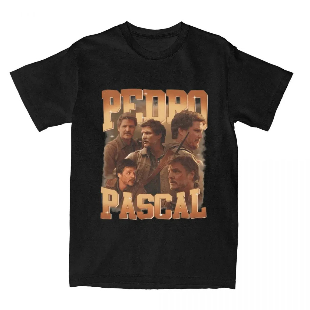 2025 ใหม่ Pedro Pascal Bootleg เสื้อยืด Vintage Unis Streetwear แขนสั้น Pedro Pascal Plus ขนาดเสื้อย