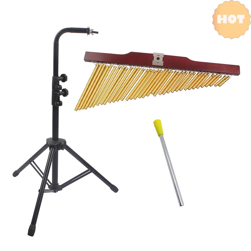 [2025 ใหม่] 36 Bells Barchime Chime Bar Wind Chime Gold Single-Row Solid Aluminium Alloy Bar Chimes 