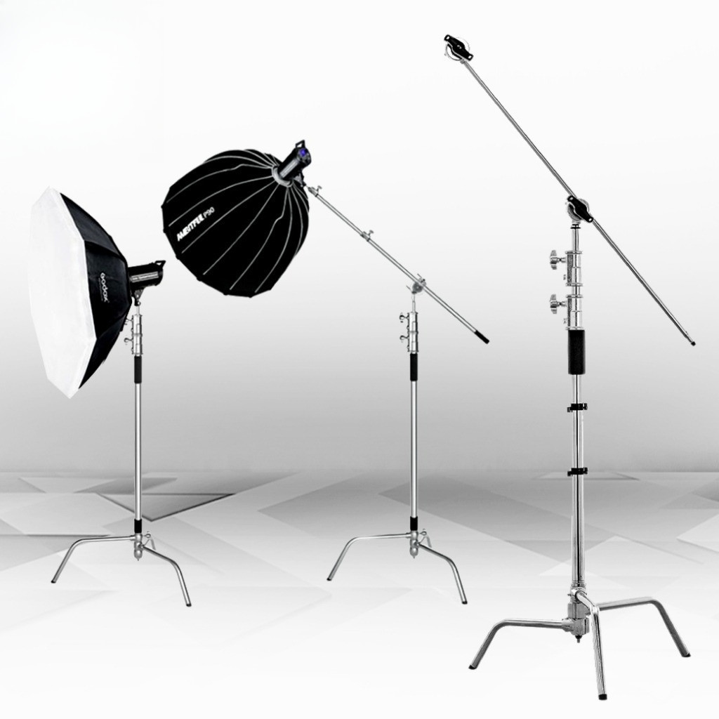 Light Stand Boom Magic C ยืดสูงสุด 330 ซม.(รวมArmสูงสุด430ซม.) ขาบูม Stainless โช๊คสปริง (Boom C ) - รูปที่ 5