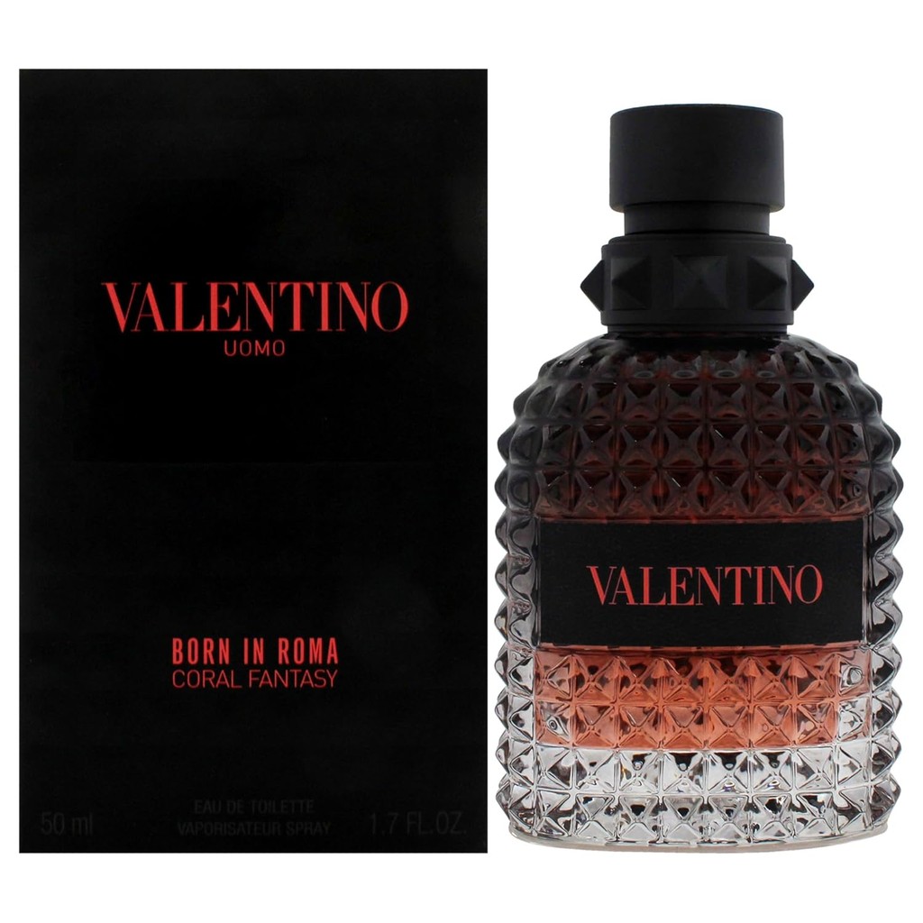 Valentino Uomo Born In Roma Coral Fantasy for Men - สเปรย์ EDT 1.7 ออนซ์