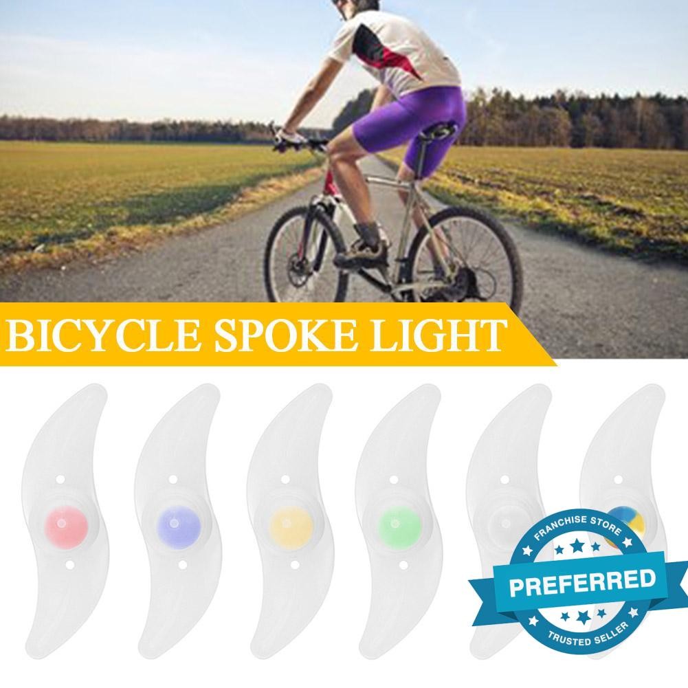 Auto Fun Bright จักรยานขี่จักรยานล้อยาง Tyre Tyre Tyre Spoke ไฟ Led โคมไฟขี่จักรยาน E7y6