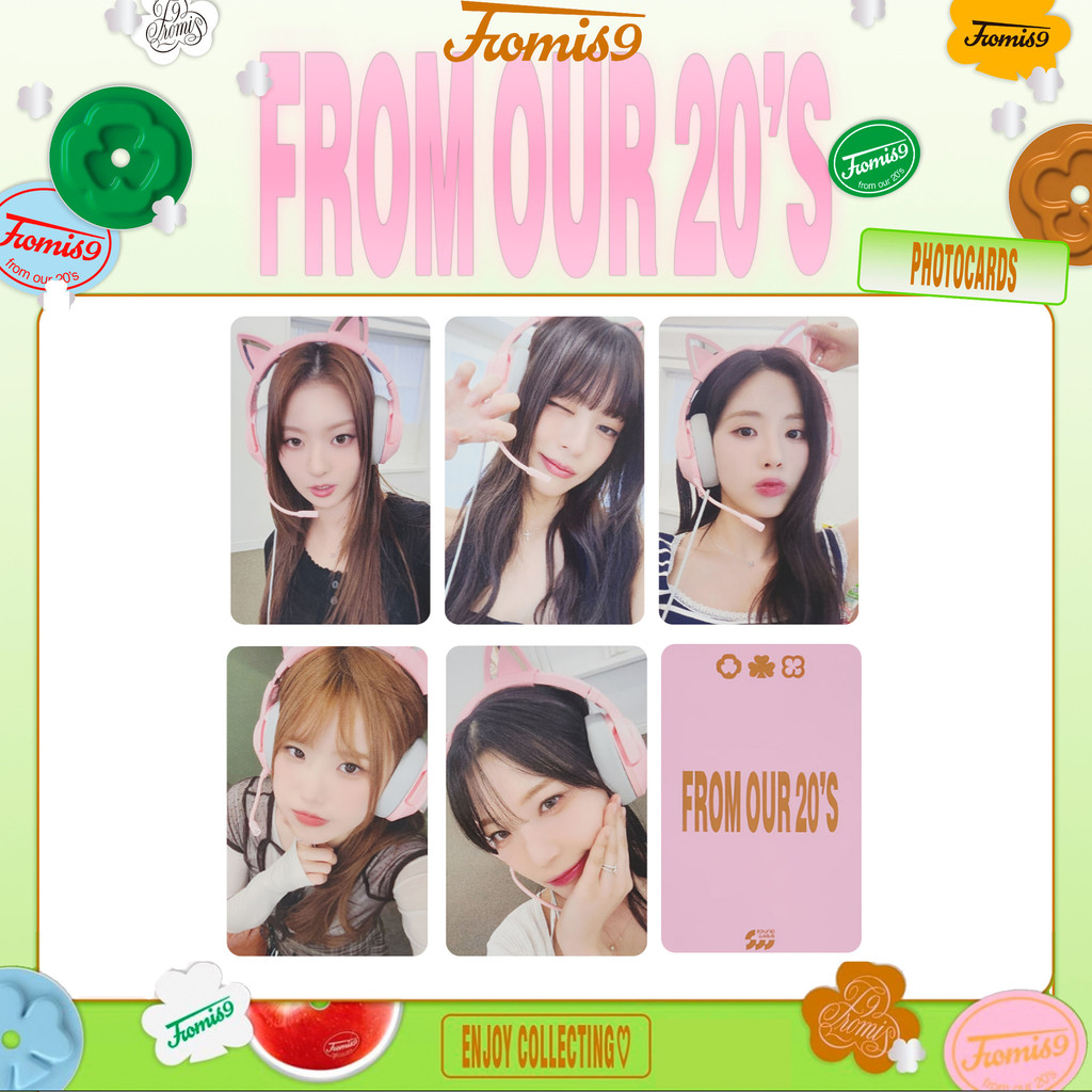 5-8 ชิ้น ais_9 จากเรา 20 การ์ด Lomo Supersonic อัลบั้ม Photocards Lee Sae Rom Song Ha Young Ji Won C