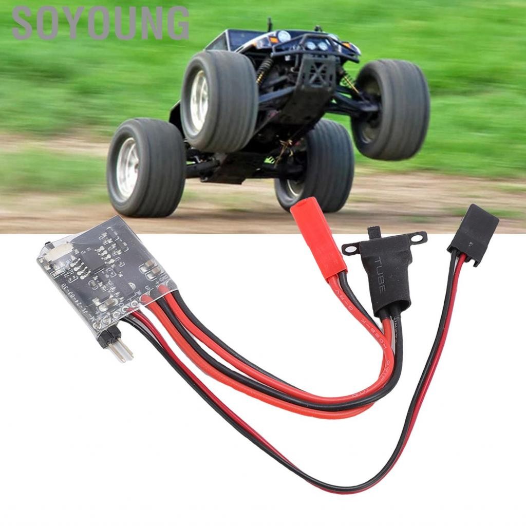 Soyoung Soyoung-th RC แปรง ESC พอดีสำหรับ N20 N030 N050 N130 คอนโทรลเลอร์ความเร็วอิเล็กทรอนิกส์มอเตอ