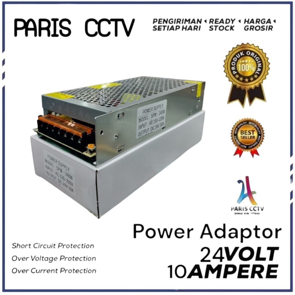 พาวเวอร์ซัพพลาย 24V/10A SWITCHING Switching Power Supply 24V 10A/ PSU 24V