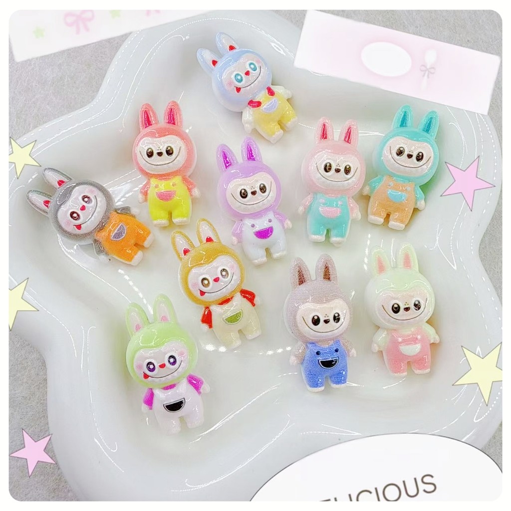 พวงกุญแจแบบแนวตั้ง ทำจากอะคริลิกและลูกปัด การ์ตูนน่ารัก สำหรับสร้อยข้อมือหรือกระเป๋า