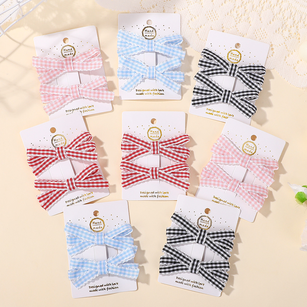 อุปกรณ์แต่งผมสำหรับเด็ก 2 ชิ้น สไตล์บัลเล่ต์ มินิกุษณะและริบบิ้นถัก