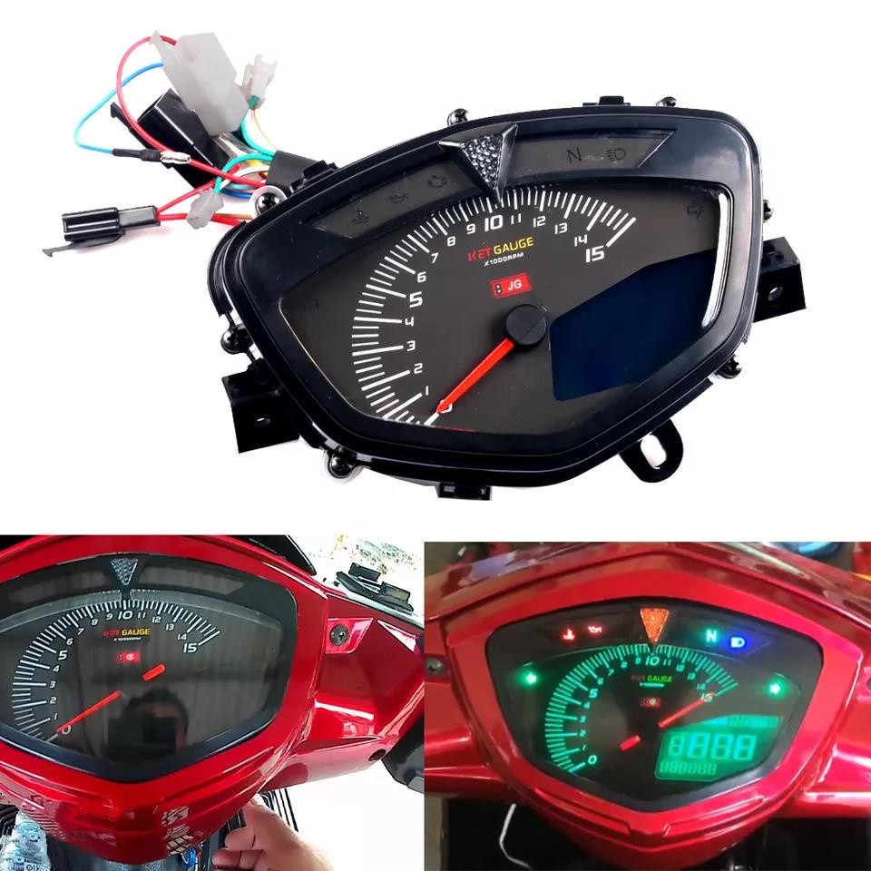 WA Motorcycle Tachometer Digital Odometer Speedometer Meter Gauge Moto Tacho Instrument For Yamaha L