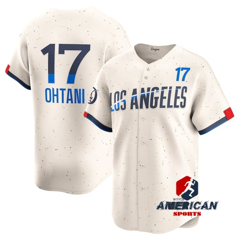 2024 Los Angeles Dodgers Shohei Ohtani Cream Baseball Shirt Mens City Connect