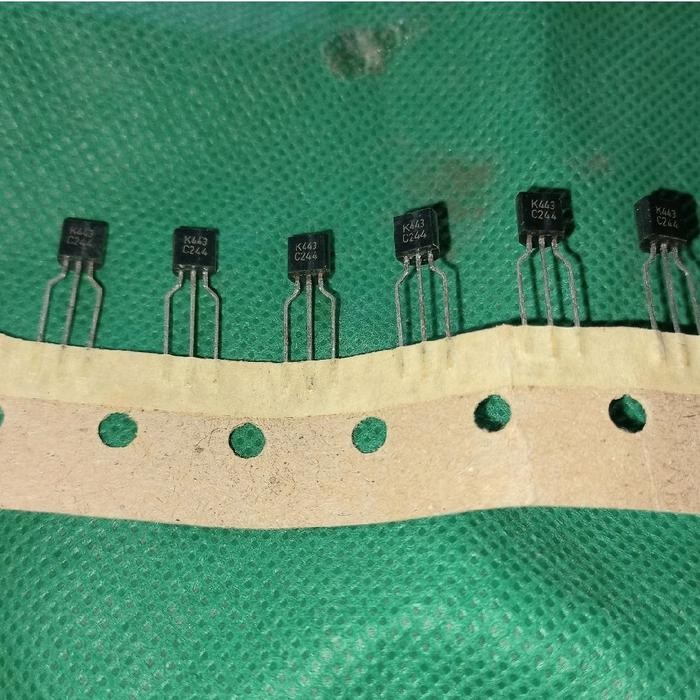 C244 ทรานซิสเตอร์ TR 2SC244 kec ORIGINAL C 244 ORI 2SC krc244 1