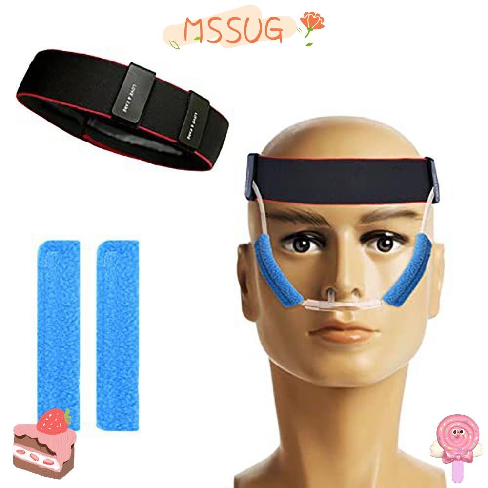 MSSUG จมูก Cannula แผ่นรองหูฟัง, อุปกรณ์ออกซิเจน Soft Oxygen Cannula Cushion, สบาย Universal Polar F