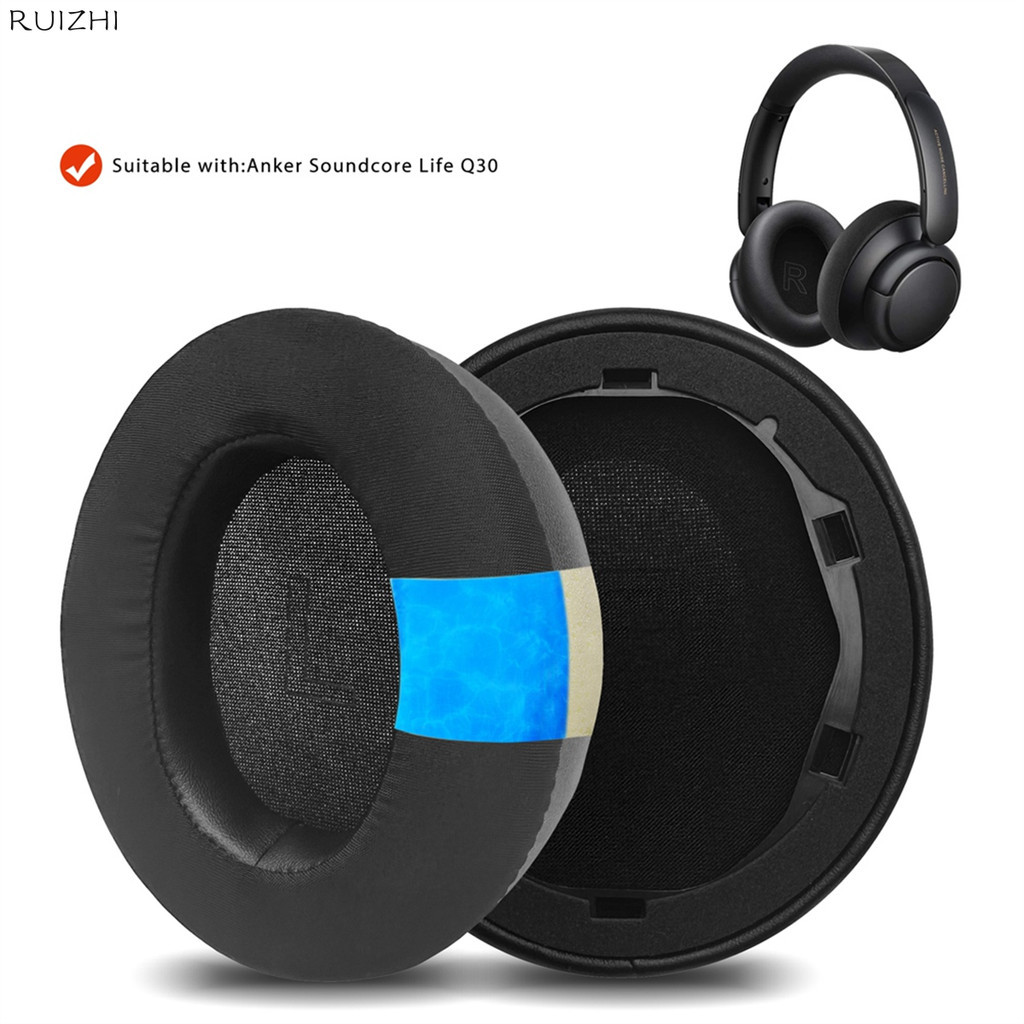 แผ่นรองหูฟังทดแทนสําหรับ Anker Soundcore Life Q30 หูฟัง Cooling Gel แผ่นรองหูฟังเปลี่ยน