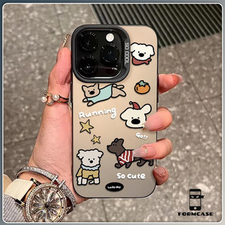 for เคสไอโฟน16 13 12iPhone 11 15 14 PRO MAX XSMAX X XR 7/8/14PLUS สุนัขเล็กๆ ที่น่ารักแอปเปิ้ลโทรศัพท์ จัดส่งจากประเทศไท