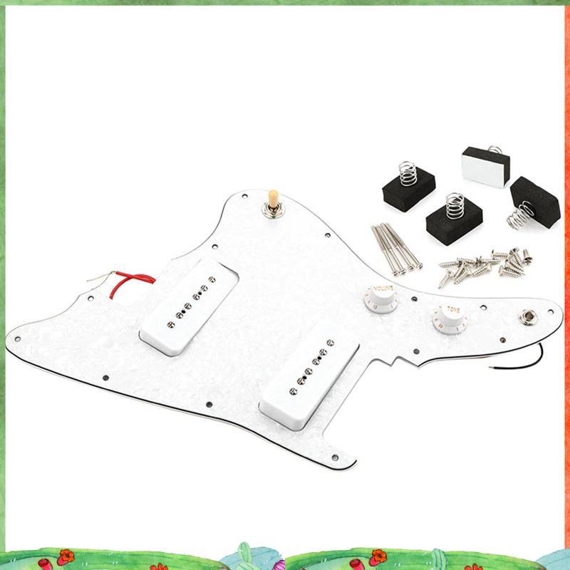 สําหรับญี่ปุ่น Jazzmaster กีตาร์ Pickguard พร้อม P90 กีตาร์ไฟฟ้ารถกระบะคอ PAF Humbucker อะไหล่อุปกรณ