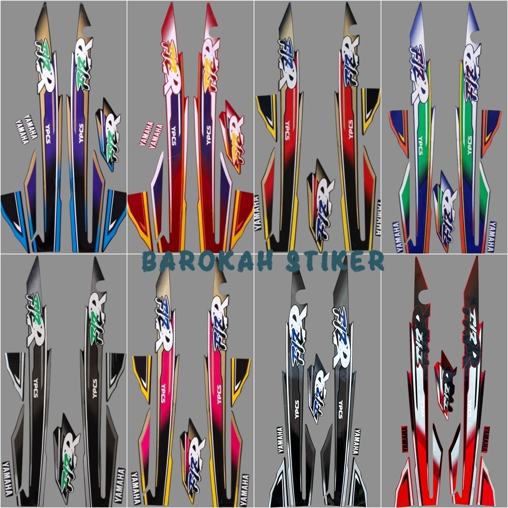 Striping สติกเกอร์ Yamaha F1ZR FIZR fis r fiz r f1 zr 1997 1998 สปอร์ต Fullset รายการคุณภาพ body