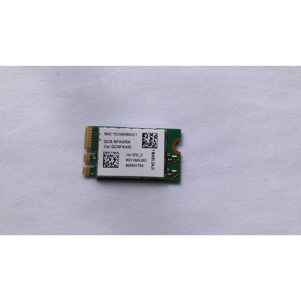 Lenovo QCNFA435 QCA9377 NGFF 5G Dual Band การ์ดเครือข่ายไร้สาย AC ในตัว 4.1 บลูทูธ