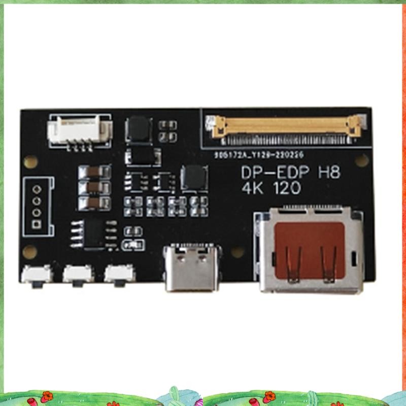 DP to EDP 4K 120HZ DIY4K Driver Board 4K 2K 1080 อะแดปเตอร์สําหรับจอแสดงผลแบบพกพา (A) ใช้งานง่าย