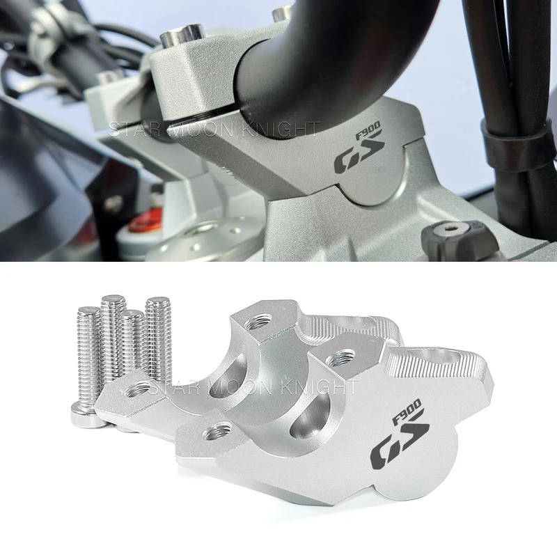 พร้อม Offset Riser Clamp Booster สําหรับ BMW F900GSA 900 GS ADV F 900GS 2024- รถจักรยานยนต์ Handleba