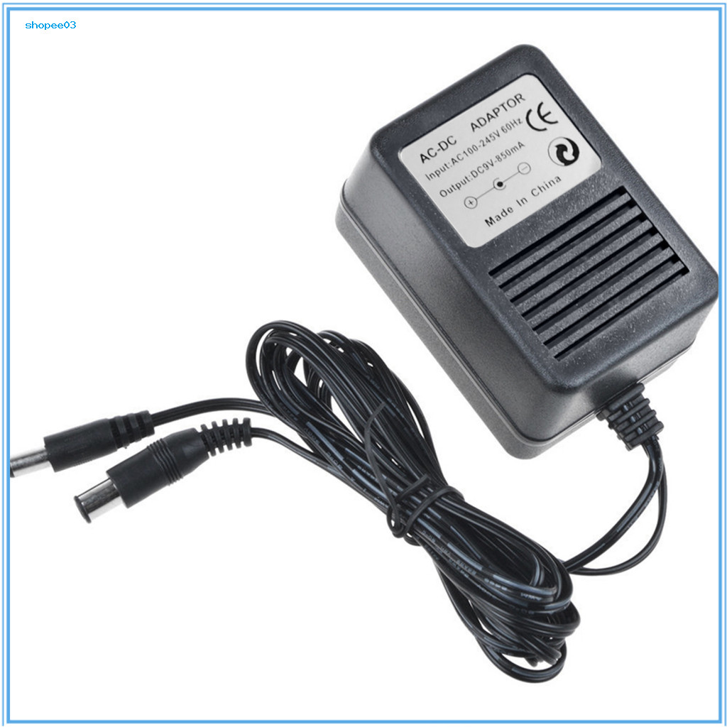 [Ky] อะแดปเตอร์จ่ายไฟเครื่องชาร์จ AC 9V สําหรับไดรฟ์ Nintendo SNES Sega Genesis Mega