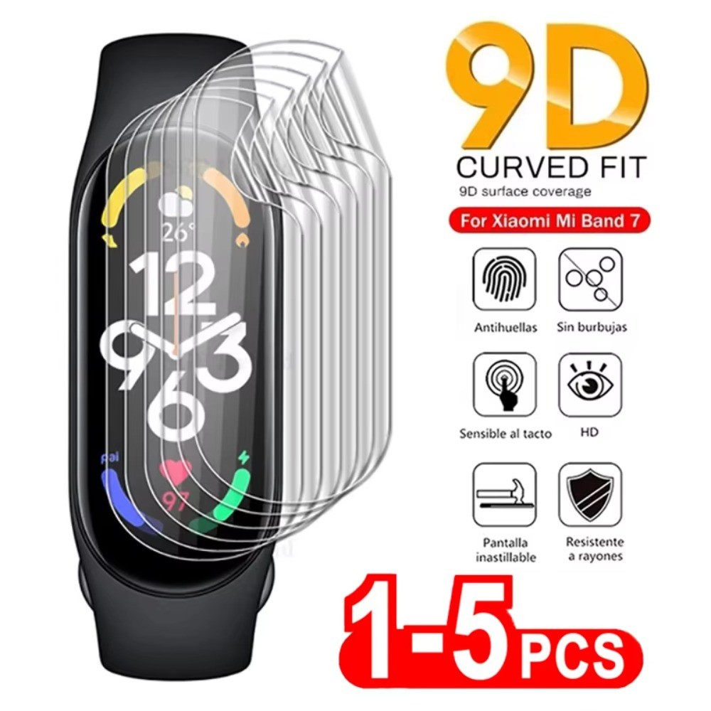 ป้องกันหน้าจอสําหรับ Xiaomi Mi Band 9 pro/mi 7/mi 5/mi 3 Anti-scratch Hydrogel ฟิล์ม HD Clear Full C
