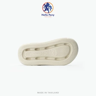 Hello Pony รุ่น MHM4010 รองเท้าแตะรัดส้น ทรงมินิมอล เปิดปลายเท้า รองเท้าแบบสวม สายคาดคู่ แฟชั่น พื้นนุ่ม กันลื่น EVA
