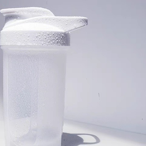 Guecha Sports Fitness Matcha Special Shaker Cup 300ml วัสดุอาหารแบบพกพา Flip Stirring WC9D