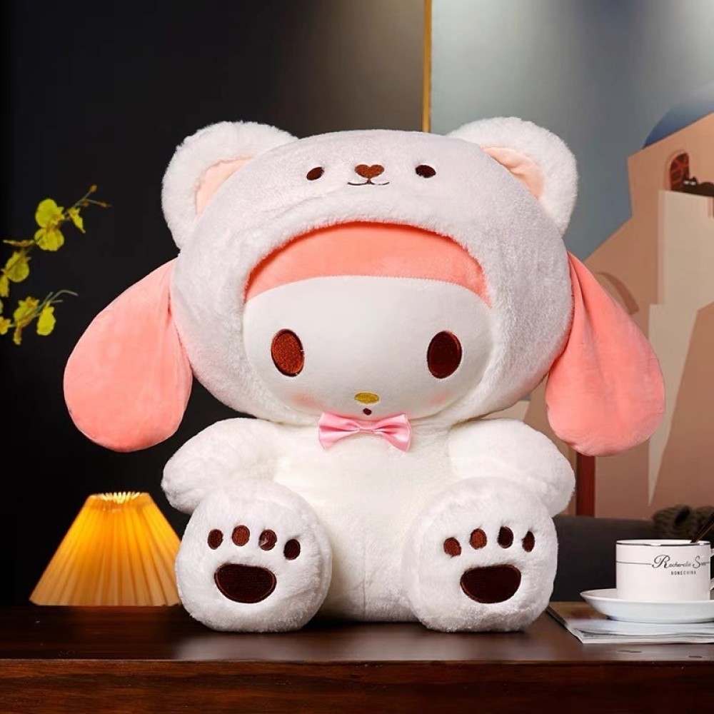 SANRIO หมอนตุ๊กตานุ่ม รูปการ์ตูน Hello Kitty Cinnamonroll Kuromi Pochacco ขนาด 25 ซม ของเล่นสําหรับเด็ก ✨Swoan60.th✨
