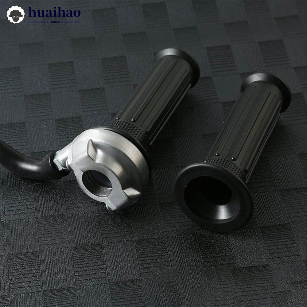 HUAIHAO 7/8 "22 มม.รถจักรยานยนต์ Handle Grips คันเร่งอิเล็กทรอนิกส์ Handlebar Grips สําหรับ Pit Dirt