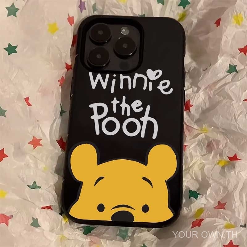 Winnie the Pooh สําหรับ iphone 11 14 16 12 13 15 12PROMAX 14PROMAX 14PLUS 16PRO 15PRO XR XSMAX เคสโทรศัพท์เปลือกทนต่อการสึกหรอและรอยขีดข่วน SJ8M