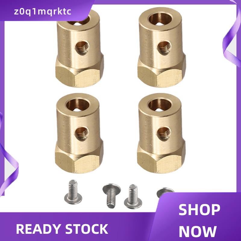 z0q1mqrktc 4PCS 5 มม.ถึง 12 มม.ทองเหลือง Combiner ล้อ Hub Hex อะแดปเตอร์สําหรับ B14 B16 C14 C24 MN D