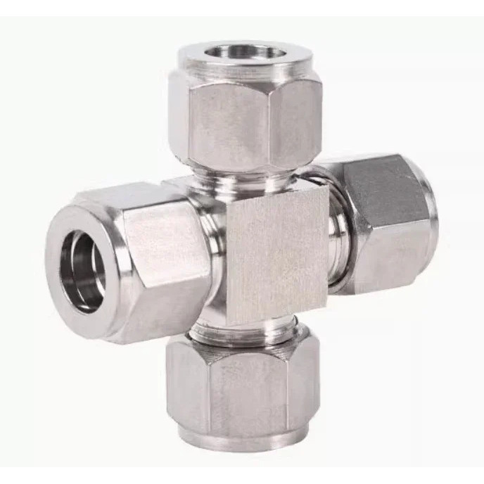 304 สแตนเลสการบีบอัดข้อต่อเชื่อมต่อ – ตรง, ข้อศอก, ที, ข้าม, 2/3/4 ทาง, 1/8