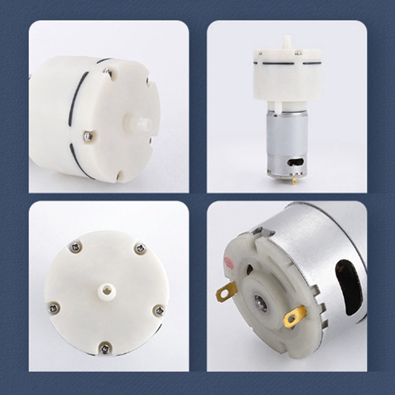 RS555 Micro-Vacuum ปั๊มมอเตอร์ 12V 15L/Min Low Noise ปั๊มลมไฟฟ้าเครื่องเคลือบสูญญากาศปั๊มลมปั๊มถังปลา ราคา ถูกที่สุด ดีลบีเคเค แกลเลอรีภาพที่ 5