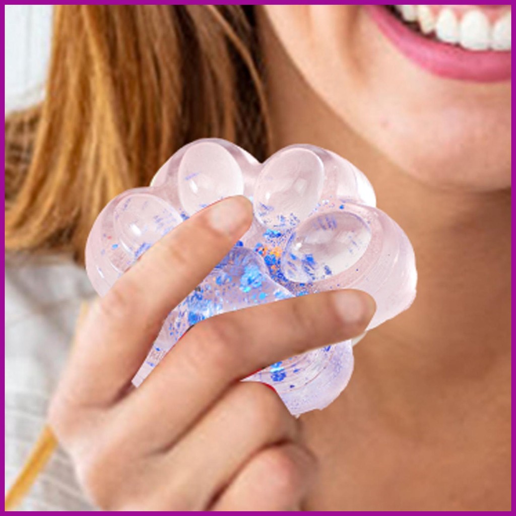 Cat Paw Soft Toy Cat Paws Squeeze Sensory Ultra Soft Stress Relief Pinch Family Fun สําหรับ Anxious 