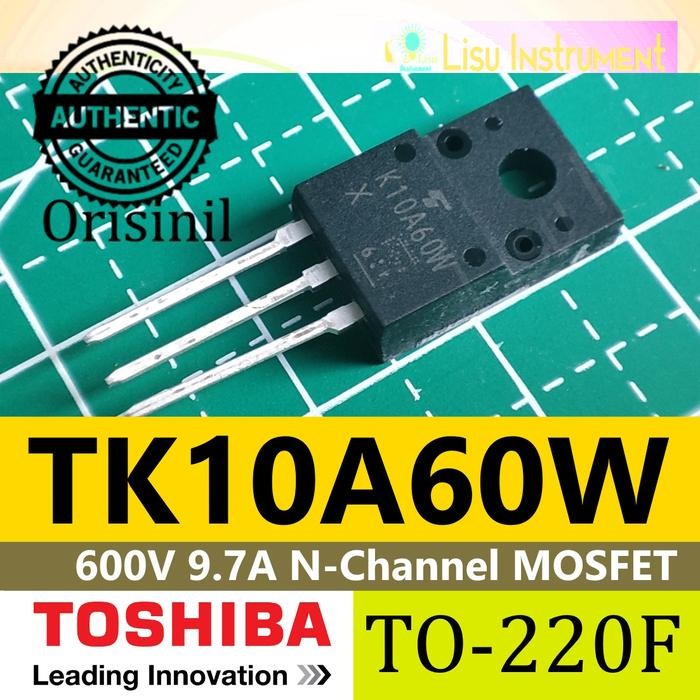 TK10A60W 600V 9.7A N-Channel MOSFET TO-220F K10A60W Original Toshiba