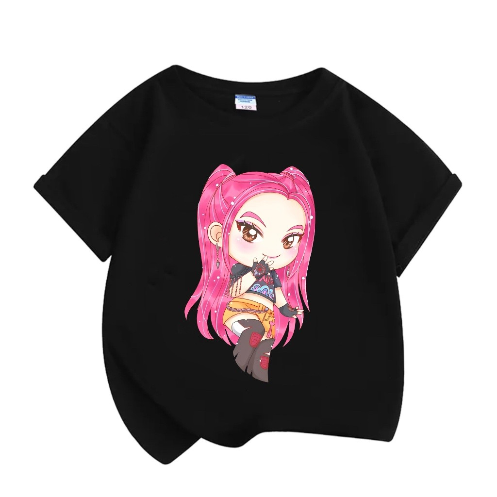เสื้อยืดแขนสั้นลาย Huntrix Mira ธีม K-pop Demon Hunters