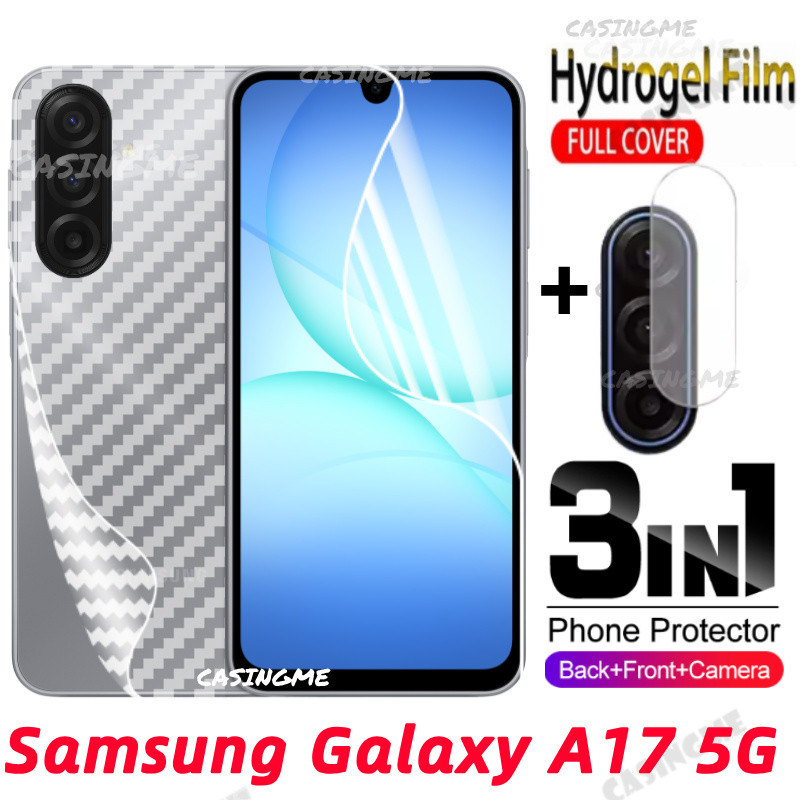 Samsung A17 5Gด้านหน้าด้านหลังคลุมทั้งหมดป้องกันฟิล์มHydrogelสําหรับSamsung Galaxy A07 A17 A27 A37 A