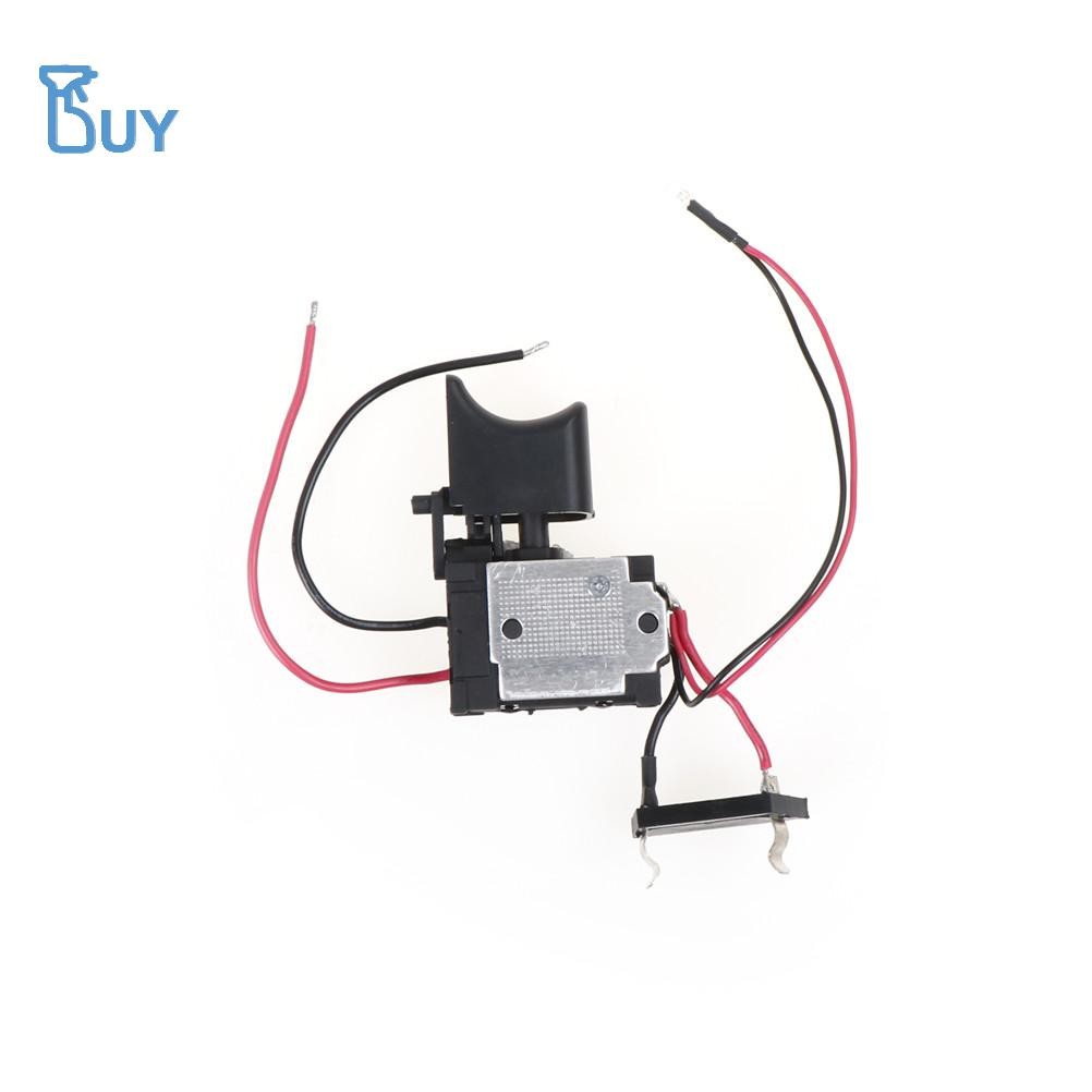 Null DC 7.2-24V สว่านไฟฟ้ากันฝุ่นควบคุมความเร็วปุ่มกดสวิตช์ทริกเกอร์ null
