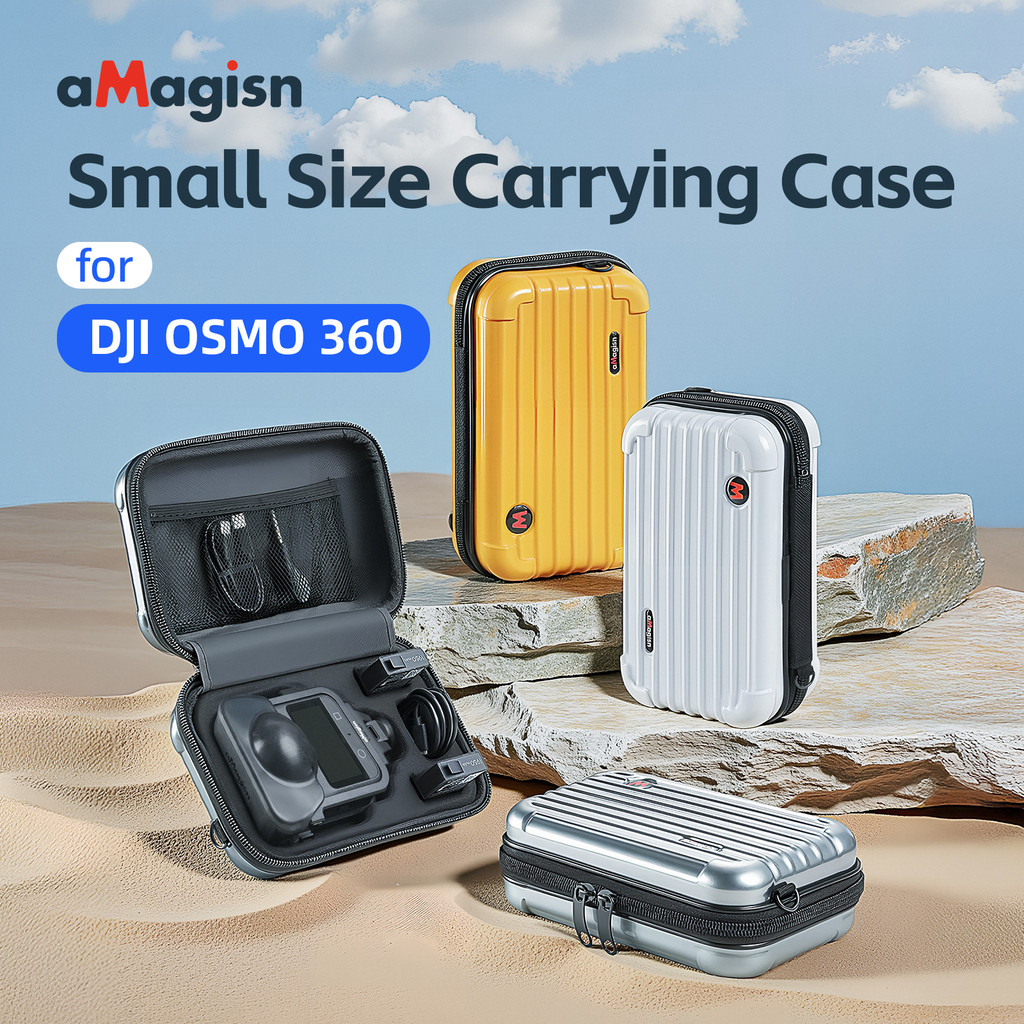 สําหรับ DJI OSMO 360 กระเป๋าเก็บของขนาดเล็กกระเป๋าถือป้องกันการกระแทกและป้องกันการตกกระแทก DJI 360 อุปกรณ์เสริมสําหรับกล้องกีฬาแบบพาโนรามา
