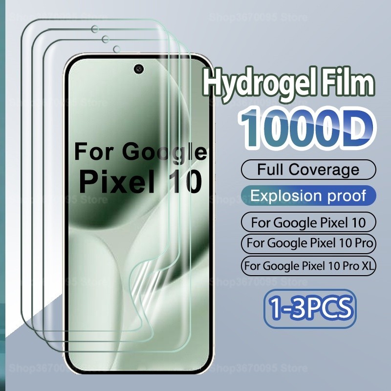 1/2/3pcs สําหรับ Google Pixel 10 Pro XL ฟิล์ม Hydrogel ด้านหน้า Pixel10 10Pro 10ProXL Pixel10Pro xl 