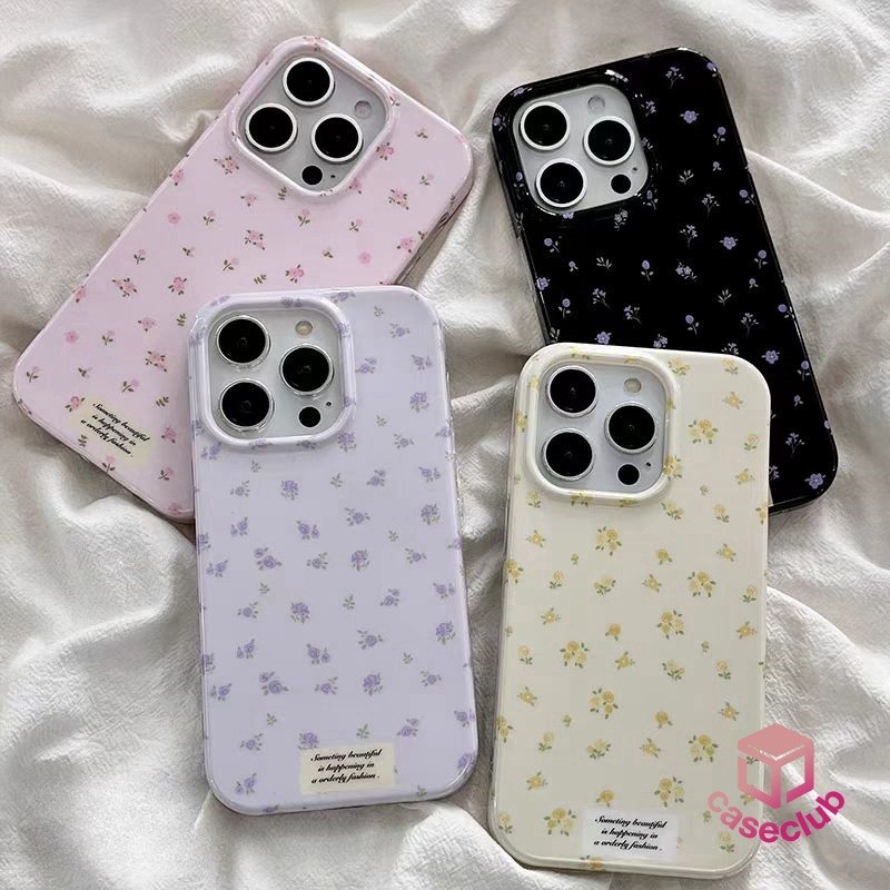 โรแมนติกลูกอมน่ารักสีดอกไม้เล็ก ๆ เคส OPPO A38 A33 A11K A12 A16 A18 A17 A54 A51 A15 A57 A55 A36 A5 A74 Reno 10 11 8T