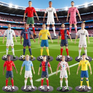 Messi Ronaldo Mbappe Haaland Neymar ฟุตบอล Star ตุ๊กตาเดสก์ท…