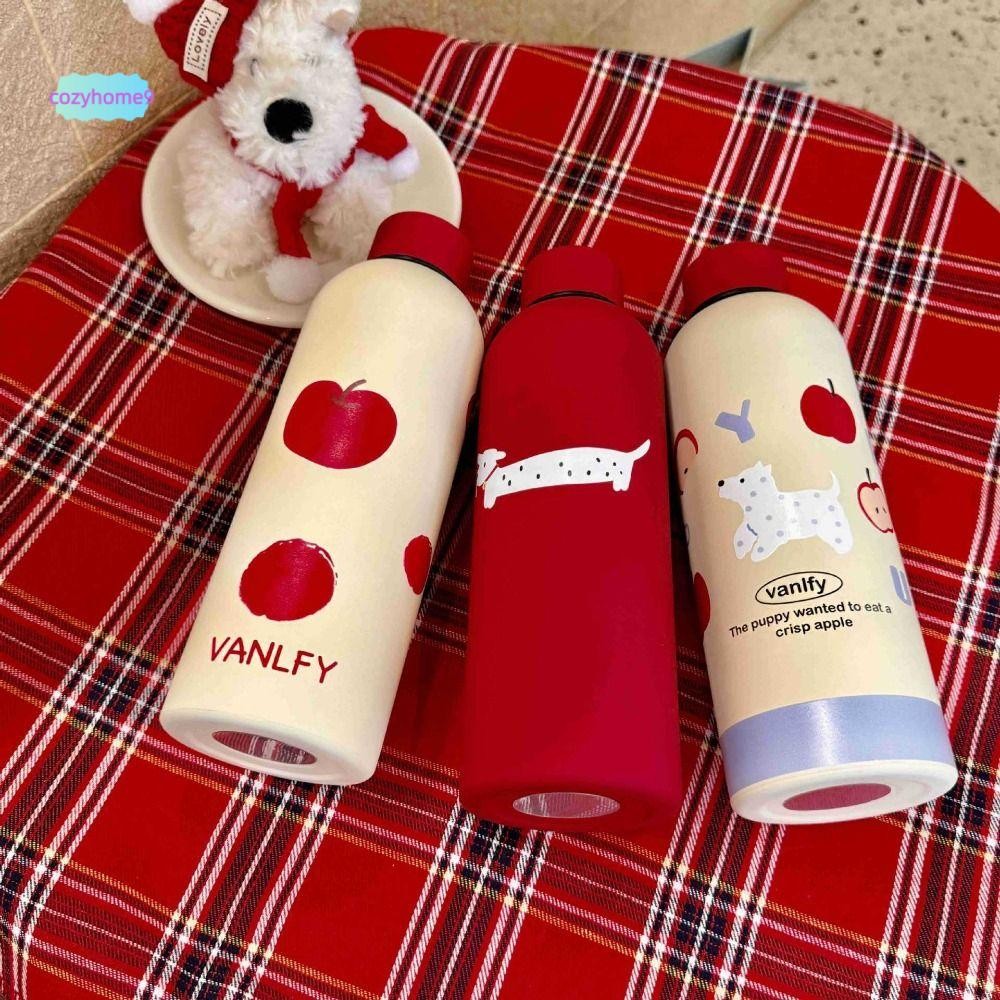 แก้วเก็บความเย็น อบอุ่นสบาย9 500ml ขวดฉนวน ถ้วยเก็บความร้อน แก้วกาแฟแบบพกพา ปากเล็กกันรั่ว สำหรับเด็ก การ์ตูนน่ารัก