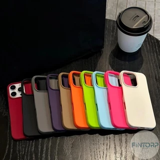Simple สีทึบ Matte Silicon เคสโทรศัพท์สําหรับ IPhone 11 15 16 Pro Max 12 14 13 Promax Ultra Thin Soft ฝาหลัง