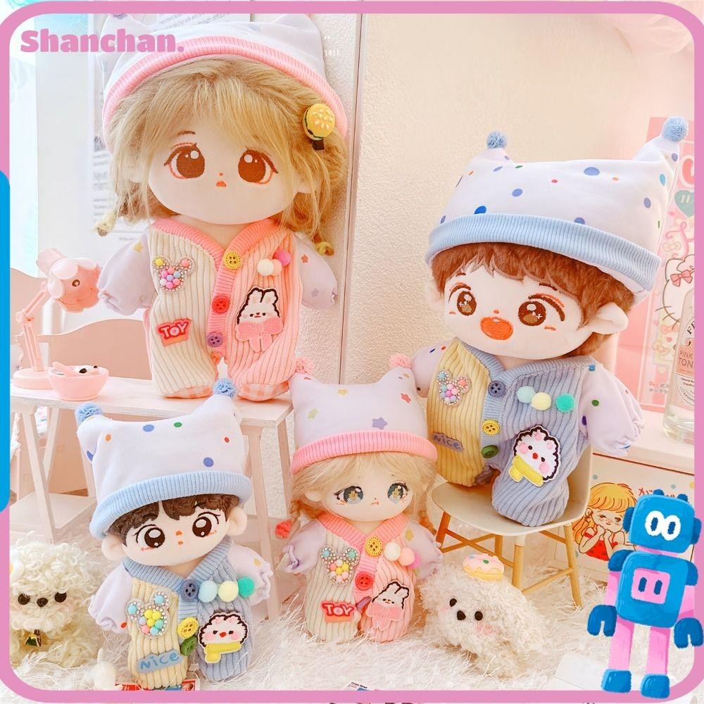 ชานชาน เปลี่ยนเกมแต่งตัว,เสื้อผ้า ทําเอง น่ารัก10เซนติเมตร20เซนติเมตรตุ๊กตาเสื้อผ้าชุด,อินเทรนด์หมวก เจ ผู้ตัดสิน ชุดที่มีคุณภาพสูงเด็กของขวัญของเล่นสําหรับ17เซนติเมตรลาบู