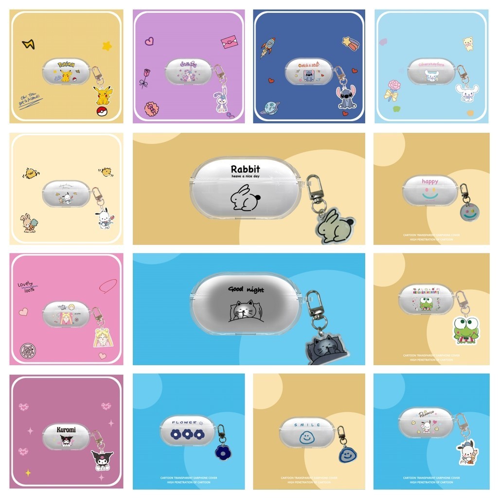 น่ารักใสการ์ตูน Soft Simple Ins Cosmonaut สําหรับ Beats Solo Buds TPU โปร่งใสพร้อมจี้หูฟังปลอก Beats